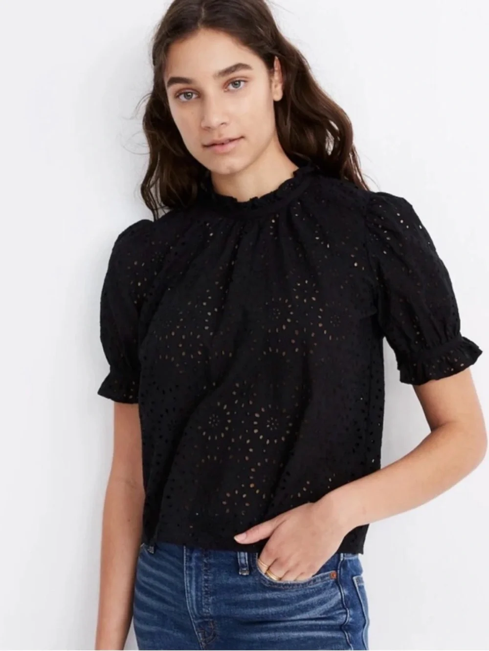 Madewell women eyelet